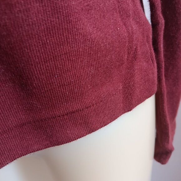 Women's Large Vintage 70's Single Stitch Brown Turtleneck Zipback Pullover - Picture 6 of 9